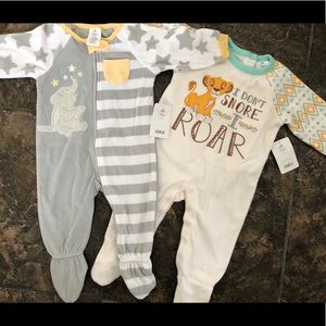 12-18m fleece Disney PJs